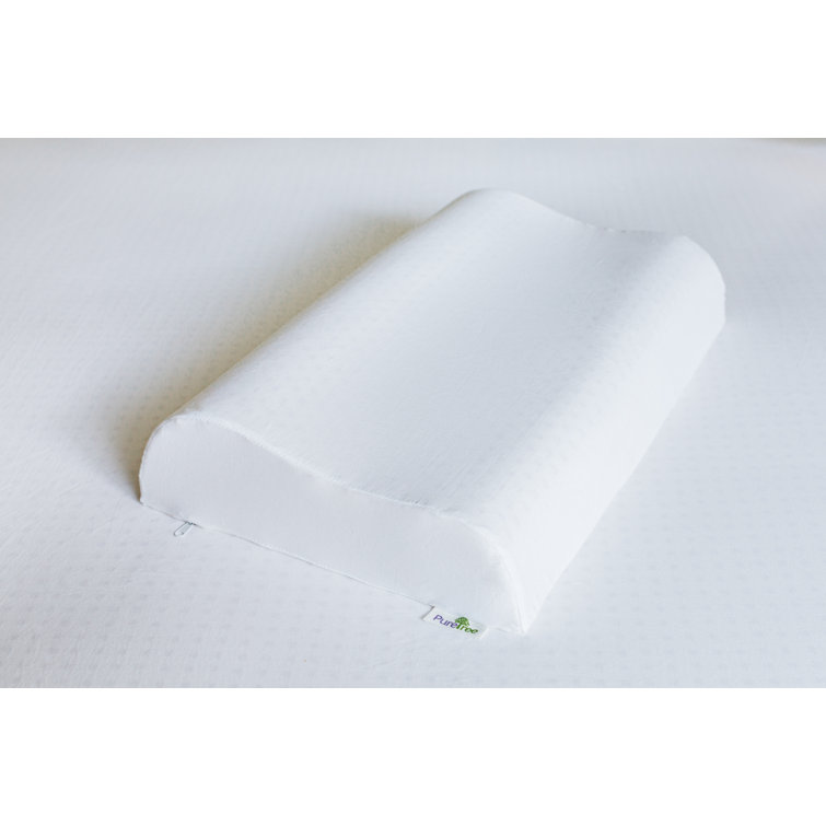 PureTreeⓇ Natural Contour Dunlop Latex Medium Support Pillow Wayfair